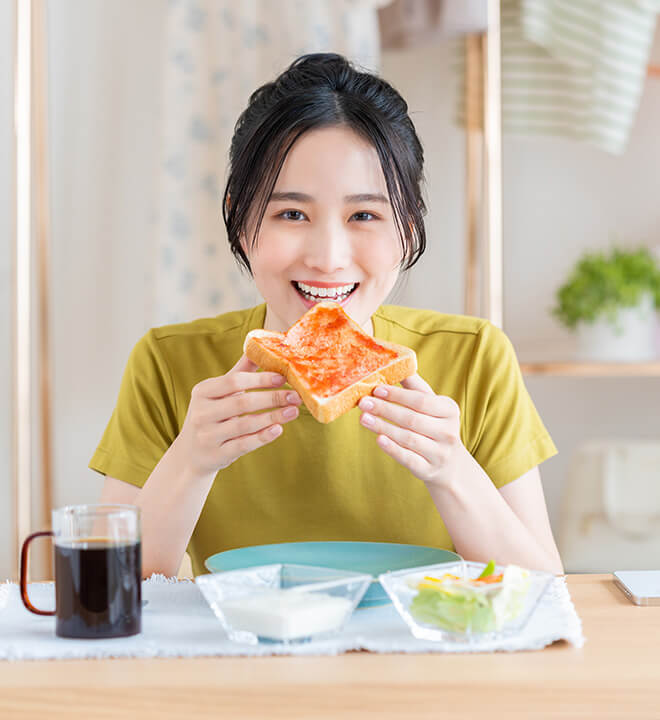 食卓に笑顔を届ける<br />
